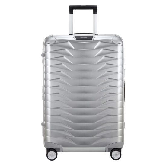 Слика на Куфер,4 Тркала,Samsonite,Proxis  Alu Spinner 69/25, 150052/1004,47*69*28цм,Сива 