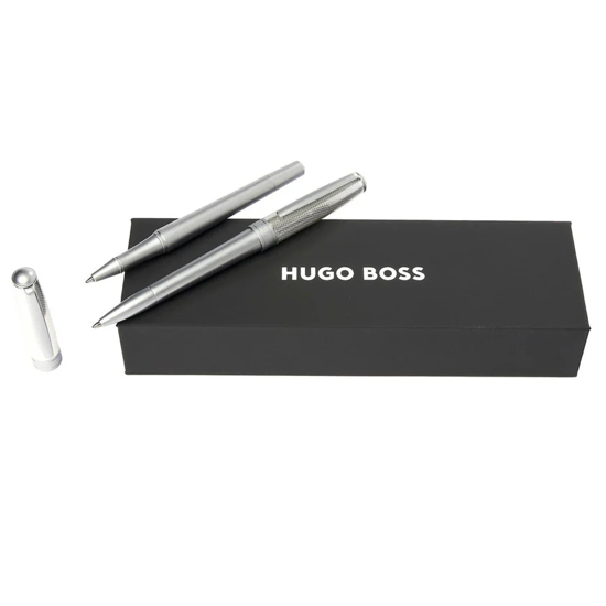 Слика на Гарнитура сет, Пенкало+ролер, Мина Сина М, Hugo Boss, Essential , HPBR487C, Сива