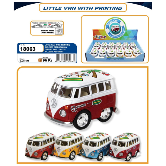 Слика на Количка, Easy Toys, Little Van Waprinting, 18053,18063, Микс бои