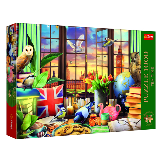 Слика на Сложувалка, Tea Time All Things British, 1000парчиња, 12+, Trefl, 10847