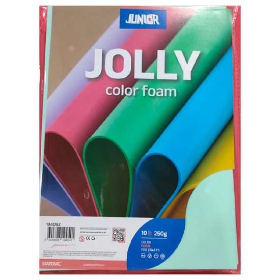 Слика на Ева пена, А4, 1/1, Junior, Jolly Color Foam, 134092, Пастелна Минт