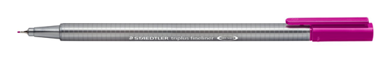 Слика на Фломастер, Fineliner, 0.3мм, Staedtler, Triplus®, 334-61, Црвено виолетова