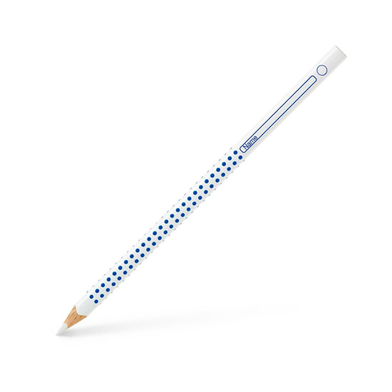 Слика на Боици дрвени, 1/1, Grip for dark surfaces, Faber Castell, 113201, Бела