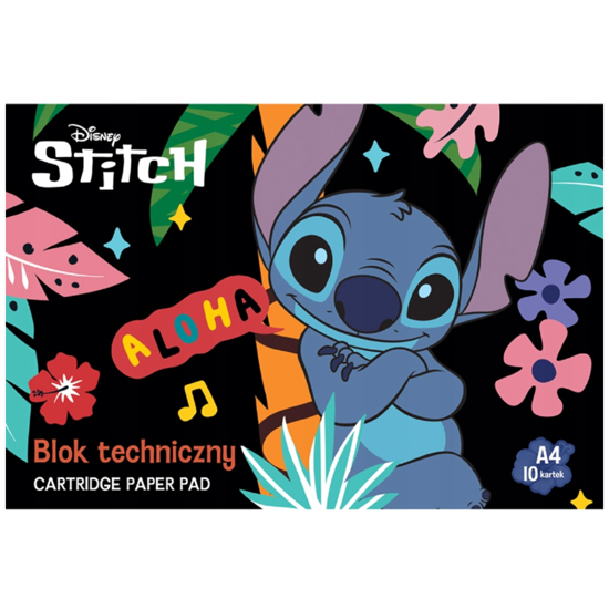Слика на Блок, Stitch Alohaa, А4 , 10 листа, Bambino, 5903235686474