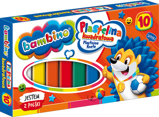 Слика на Пластелин, 10 бои , Мajewski, Bambino , 5903235002823