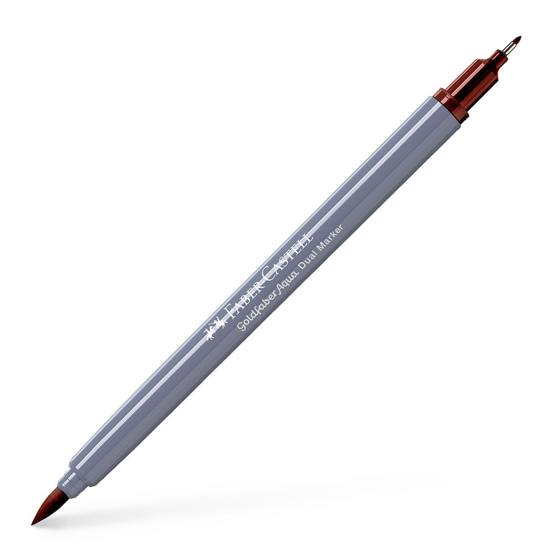 Слика на Маркер , Двостран, Faber Castell, Goldfaber Aqua Dual , 164583, Кафеава 