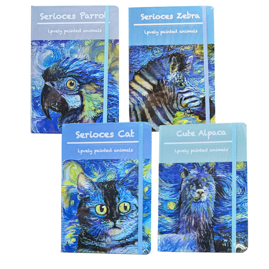 Слика на Нотес Со Ластик, А5, Painted Animals , BG Office, 508-011