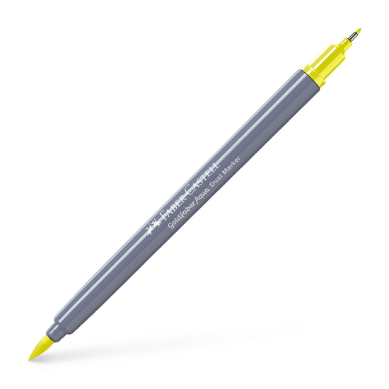 Слика на Маркер , Двостран , Faber Castell, Goldfaber Aqua Dual , 164505, Жолта 