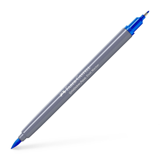 Слика на Маркер , Двостран , Faber Castell, Goldfaber Aqua Dual , 164610, Сина 