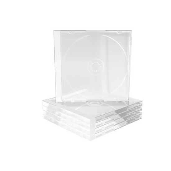 Слика на Кутија, За CD, Пластична, 14*12 цм, Media Range, BOX24, Проѕирна
