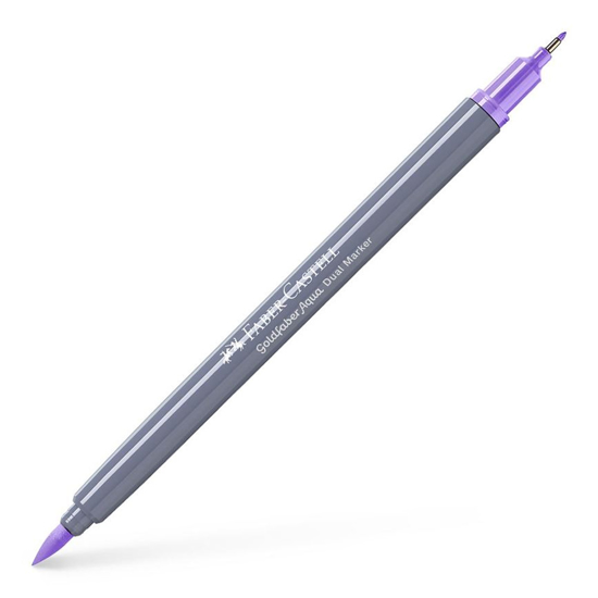 Слика на Маркер , Двостран , Faber Castell,Goldfaber Aqua Dual , 164639, Светло Виолетова