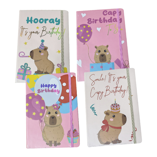 Слика на Нотес  со ластик, А5, Happy Birthday Dogs, BG Office, 508-077, Микс