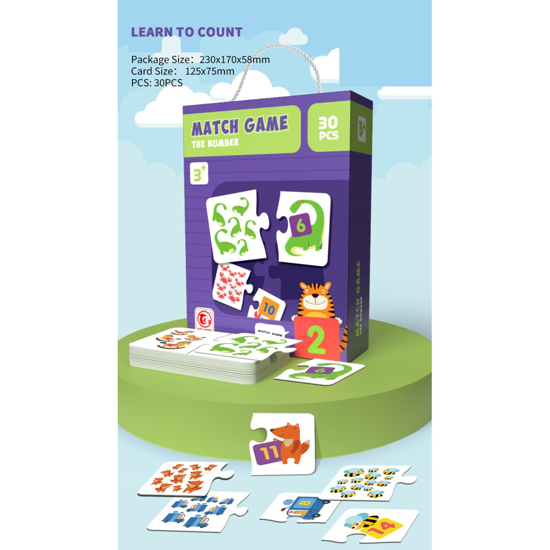 Слика на Друштвена игра, Match game, 30 картички, 3+, Statovac, Smart card, 882402