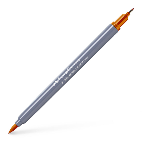 Слика на Маркер , Двостран, Faber Castell, Goldfaber Aqua Dual , 164683, Златна 