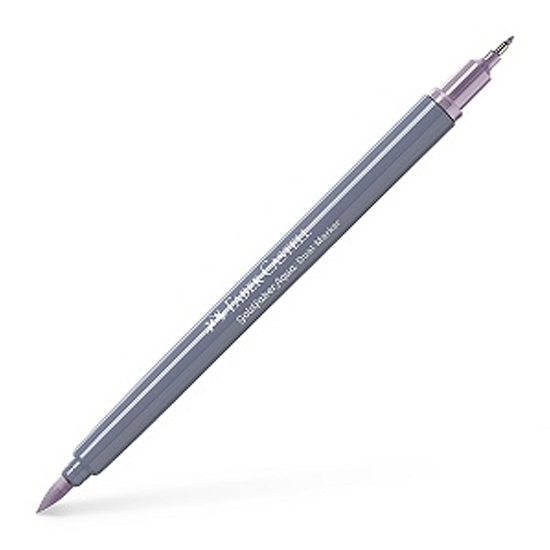 Слика на Маркер , Двостран , Faber Castell, Goldfaber Aqua Dual , 164682, Сребрена 