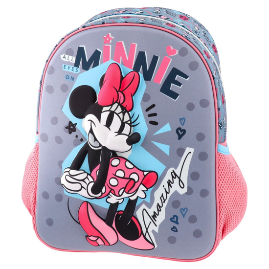 Слика на Ранец, Minnie Mouse Fabulous 3D, Предучилишен, Statovac, 318494, 30*35*12цм