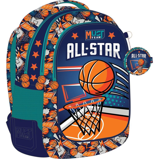 Слика на Ранец, Basketball, 3 патенти, Diakakis , Must, 000586177, 32*43*18цм