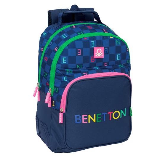 Слика на Ранец, Benetton"Damero", 3 патенти , Safta, 612550773, 33*42*15цм