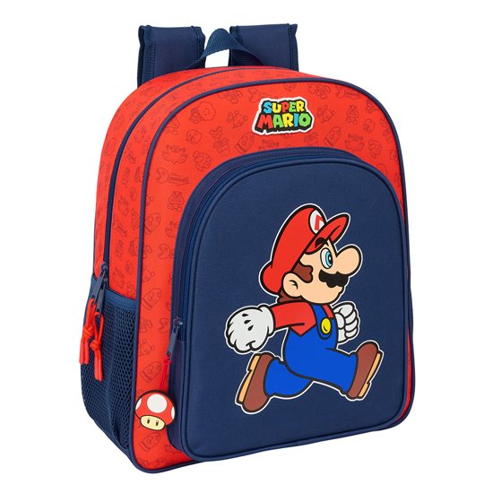 Слика на Ранец, Super Mario "Trick", 2 Патенти , Safta, 612508640, 32*38*12цм