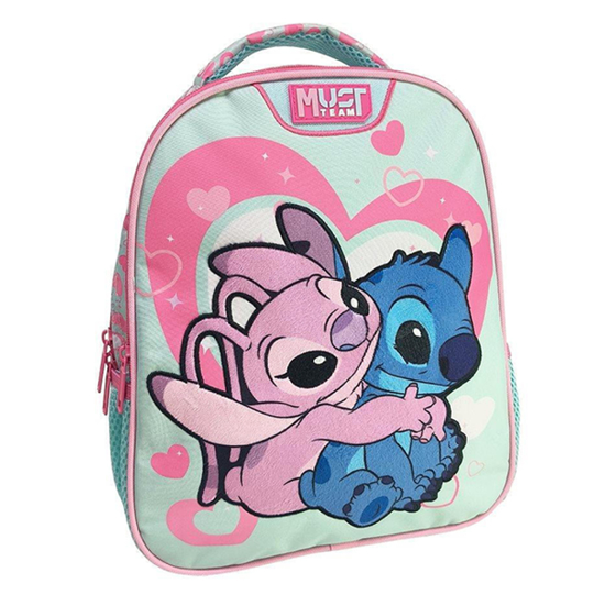 Слика на Ранец,Предучилишен,Stitch & Angel,2 патенти , Diakakis,Must,000565150,27*31*10цм