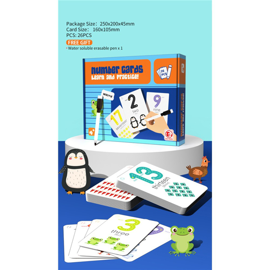 Слика на Друштвена игра, Едукативни карти, Броеви, Statovac, Smart card, 882404