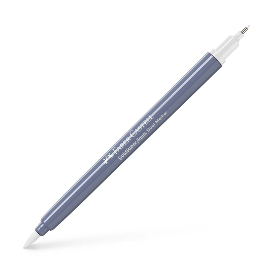 Слика на Маркер, Двостран, Faber Castell, Goldfaber Aqua Dual , 164600, Бела