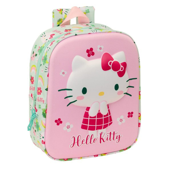 Слика на Ранец,Предучилишен, 1 патент, Hello Kitty, Safta, 3D Mini, 622470011, 32*43*14цм
