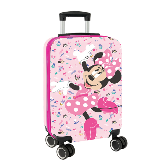 Слика на Куфер, Детски, Miniie Mouse "Naive", 4 тркалца, Safta, 612512851