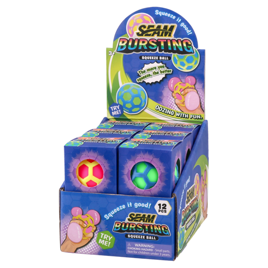 Слика на Гумена Играчка, Фудбалска топка, 3y+, Statovac, Squeezy antistress, 894396, Микс