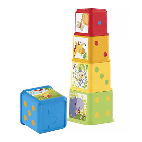 Слика на Играчка , Коцки За Редење, Dino Toys , Fisher-Price, CDC52