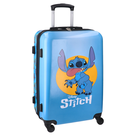 Слика на Куфер, 4 тркала, Тврда, Stitch, Statovac, Disneyland, 325364, 60*41*23цм, Сина