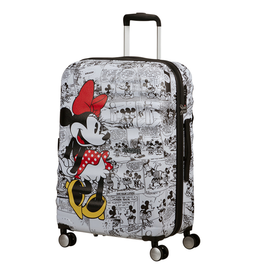 Слика на Куфер,4 Тркала, Тврда,Am.Tourister, Wavebreaker Disney , 152581/7484, 47*67*26цм