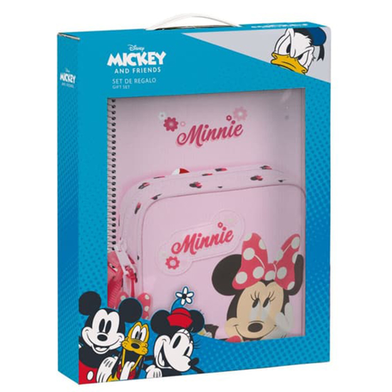 Слика на Сет за подарок, Minnie Mouse, Нотес + Торбичка, Safta, 312512588, 28*35*6цм
    