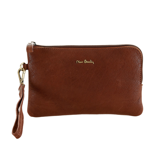 Слика на Торбичка, За на рака, Кожна, Pierre Cardin, 12423 tilak112, 24*14*1цм, Кафеава