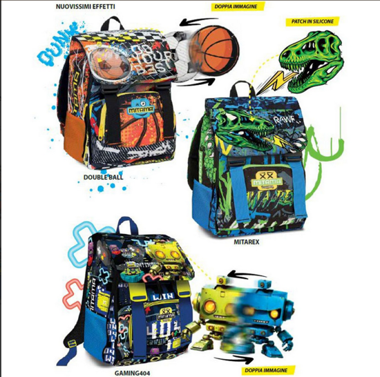 Слика на Ранец, 4 патенти , За момчиња, 28х38х25 (+8) см, Mitama, 64714