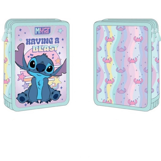 Слика на Несесер Полн, Lilo&Stitch, 2 патенти , Diakakis , Must, 000565020, 15*21*5цм