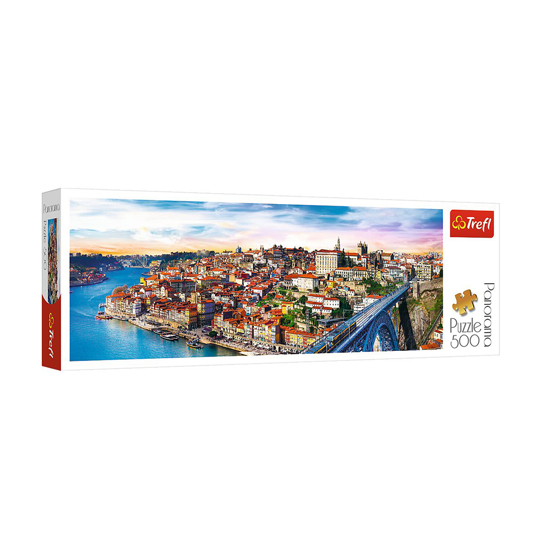Слика на Сложувалка, Porto, Portugal, 500 парчиња, 66*24 цм, Trefl, Panorama, 29502