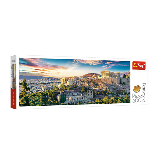 Слика на Сложувалка, Acropolis, Athens, 500 парчиња, 66*24 цм, Trefl, Panorama, 29503