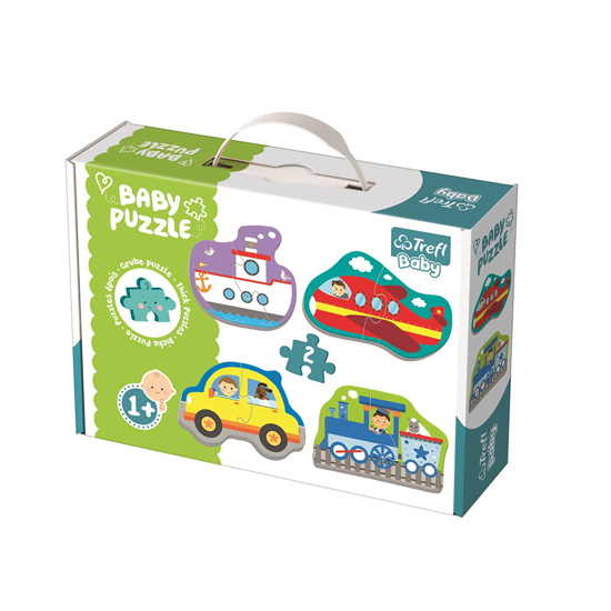 Слика на Сложувалка, Transport vehicles, 4 слики, 1y+, Trefl, Baby Puzzles, 36075