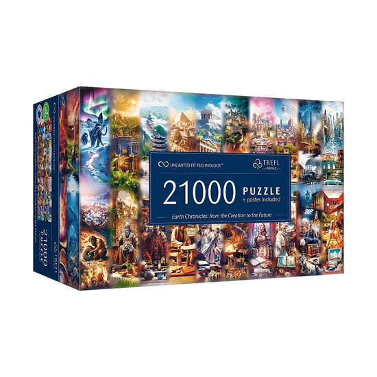 Слика на Сложувалка, From the Creation to the Future, 21000 парчиња, Trefl, UFT, 81040