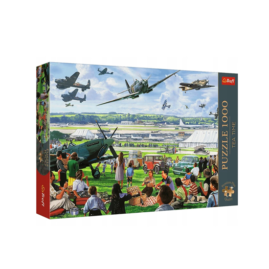 Слика на Сложувалка, Tea Time: Air Show, 1000 парчиња, 68*48цм, Trefl, Premium Plus,10846