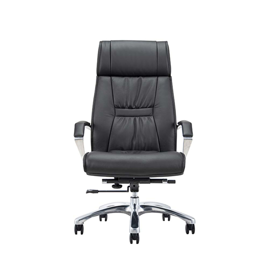 Слика на Стол,90020А,обложен во еко кожа црна,Ал.раконаслон мех. во 1 позиција,ал.звезда