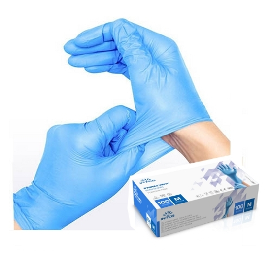 Слика на Ракавици, Хируршки, 1/100, Publik, Nitrile Gloves, 59.072.22-XL, Сина