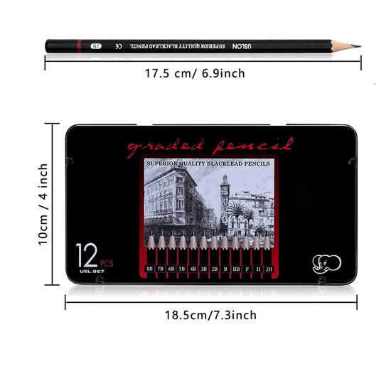 Слика на Молив Графитен , 1/12, За Скицирање, Max Creative, BVS-12/9967