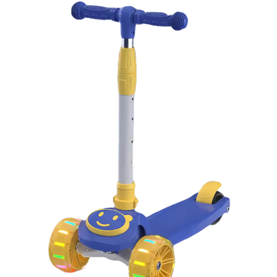 Слика на Тротинет, Детски, Со светло, Ширина на тркало 5цм, WDKS040C, Сина