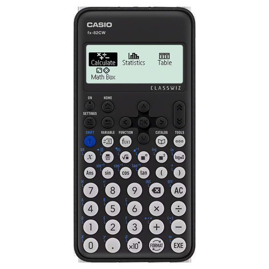 Слика на Калкулатор, Casio, Математички, FX-82CW-W-ET-V, Црна 