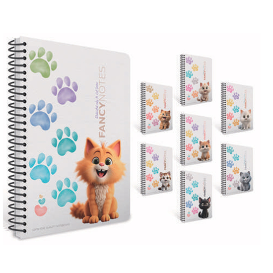 Слика на Тетратка , Со Спирала, А5, Линии, 80 листа, Gipta, Fancy, 7629