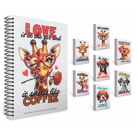 Слика на Тетратка , Со Спирала, Коцка, А5, 80 листа, Gipta, NOTHING, 7638