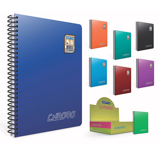 Слика на Тетратка, Со спирала, А4, Со коцки, 60 Листа, Gipta, 1979, Микс бои