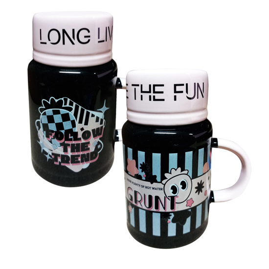 Слика на Шолја, Керамичка, Со Капак, BG Office, Follow the Trend, S8805